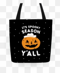 Its Spooky Season Yall Totes - Tote Bag Emoji,Yee Haw Emoticon