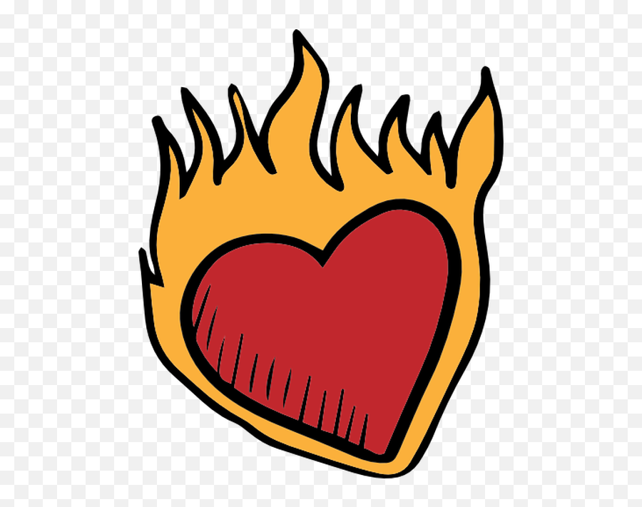 Heart Fire Dark Broken Heart Emoji Sticker By Mrmwsk - Language,Sparkle Eyes Emoji