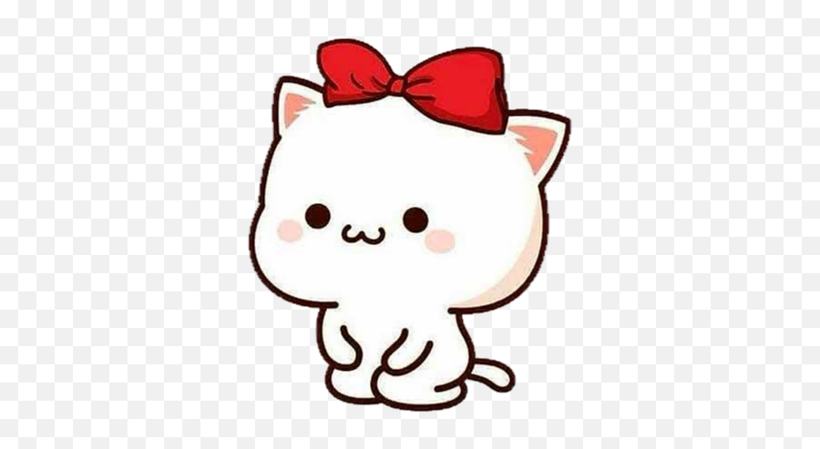 Kawaii Stickers Png Cute - Chibi Cat Emoji,Tuagom Puffy Bear Emoticon