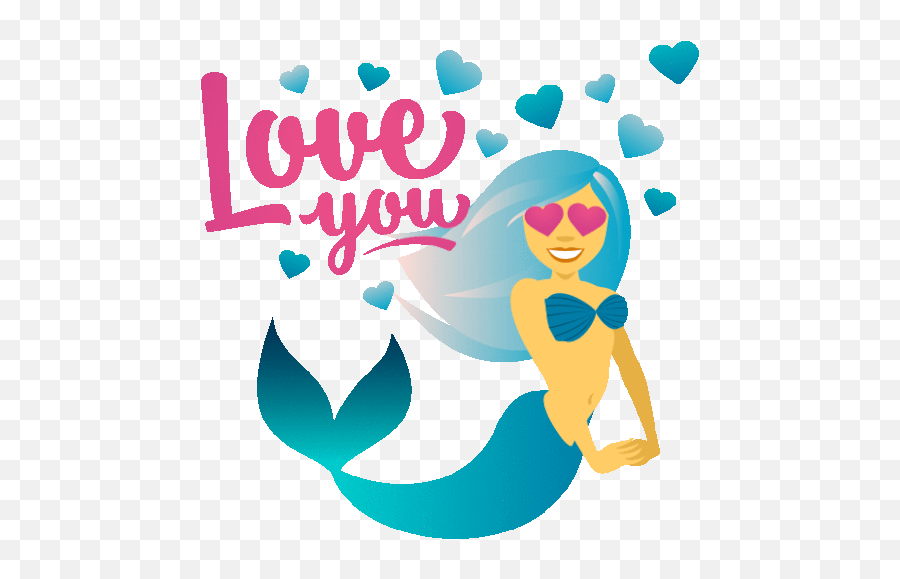 Gif - Mermaid Emoji,Mermaid Emoji