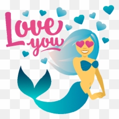 Gif - Mermaid Emoji,Mermaid Emoji