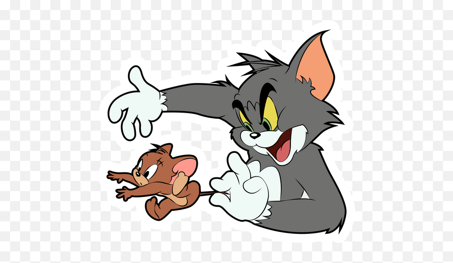 Pin On Tom And Jerry Stickers - Tom And Jerry Sticker Emoji,Mr Bean Emotions