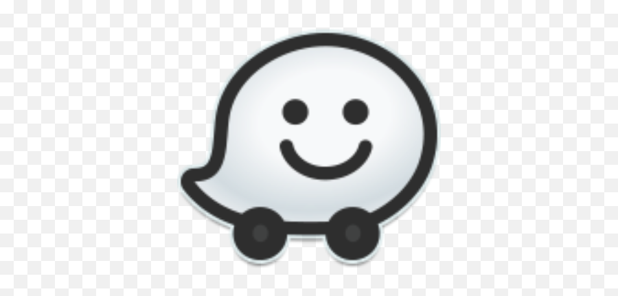 Waze - Gps Maps Traffic Alerts U0026 Live Navigation 3810 Png Transparent Waze Logo Emoji,Kakaotalk Kiki Emoticon