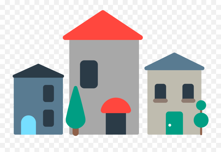Cities - House Emoticons Emoji,Paint House Emoji