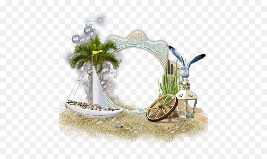 82 Summer Vacation Png Ideas Clip Art Free Clip Art Png - Picture Frame Emoji,Palm Tree Drink Lightning Umbrella Emoji