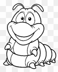 Desenhos De Lagarta Para Colorir - Blog Ana Giovanna Worm Cartoon For Coloring Emoji,Desenho Emojis Para Colorir