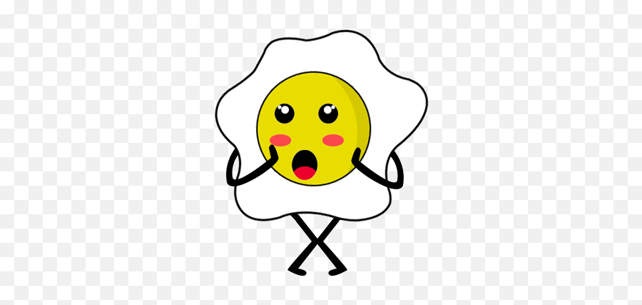Ladies Eggy - Dot Emoji,Yummy Emoticon Gif