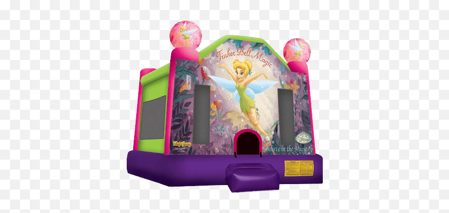 Inflatable Water Slides New York Clownscom - Tinkerbell Bounce House Emoji,Large Inflatable Emojis