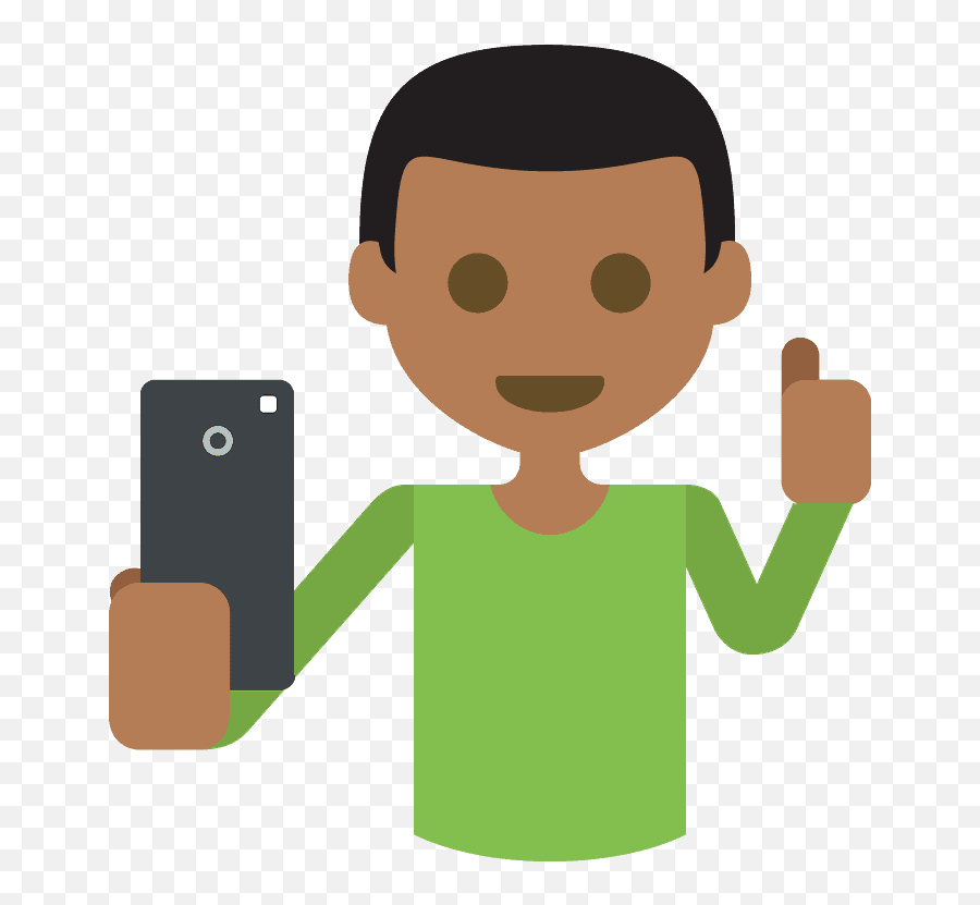 Selfie Emoji Clipart - Emoji,Selfie Emoji