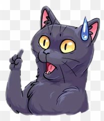 Salem Cat Sticker By Rblxmonokuma - Salem Stickers Emoji,Telegram Nature Emojis