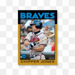 Chipper Jones 2021 Topps Series 1 - Batting Helmet Emoji,Chipper Jones Emotion Rookie Card