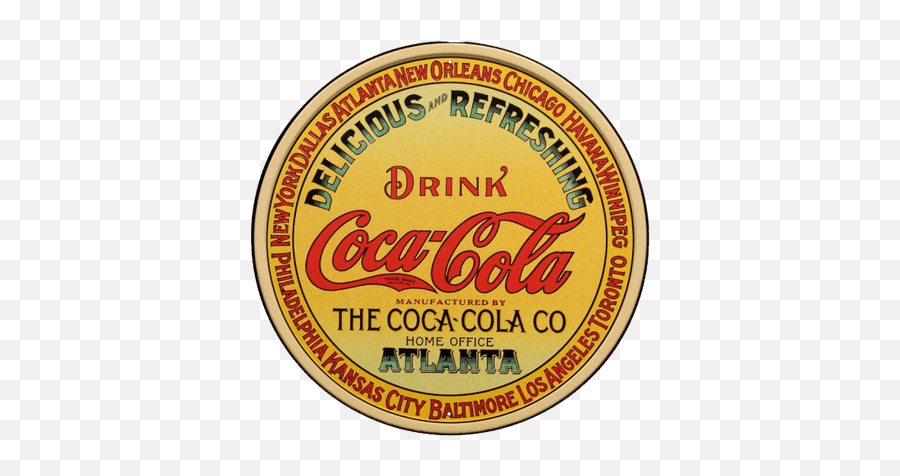 Vintage Circular Coca Cola Sign Png Hd Transparent - Logos Coca Cola Vintage Emoji,Baltimore Emojis