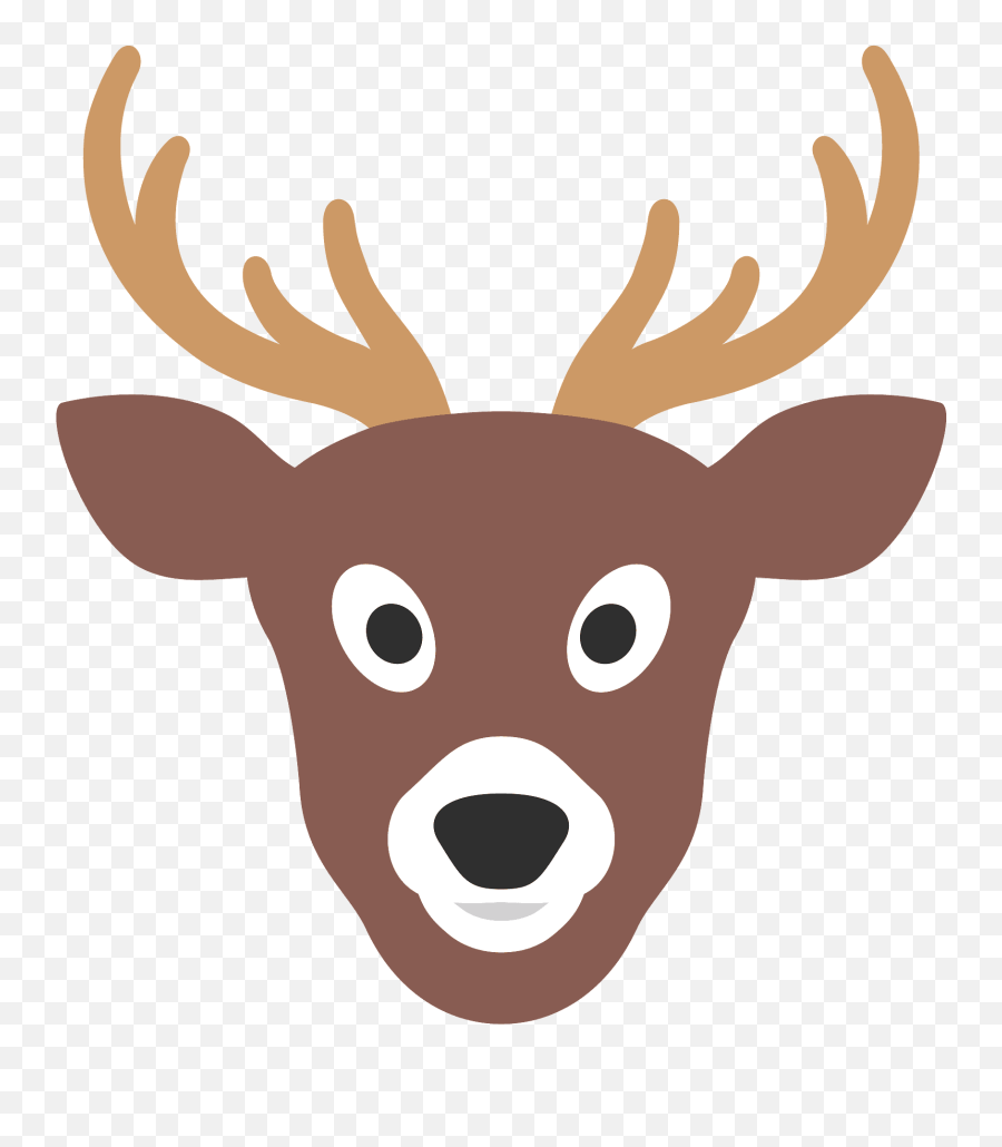 Emoji U1f98c - Iphone Reindeer Emoji,Horn Emoji
