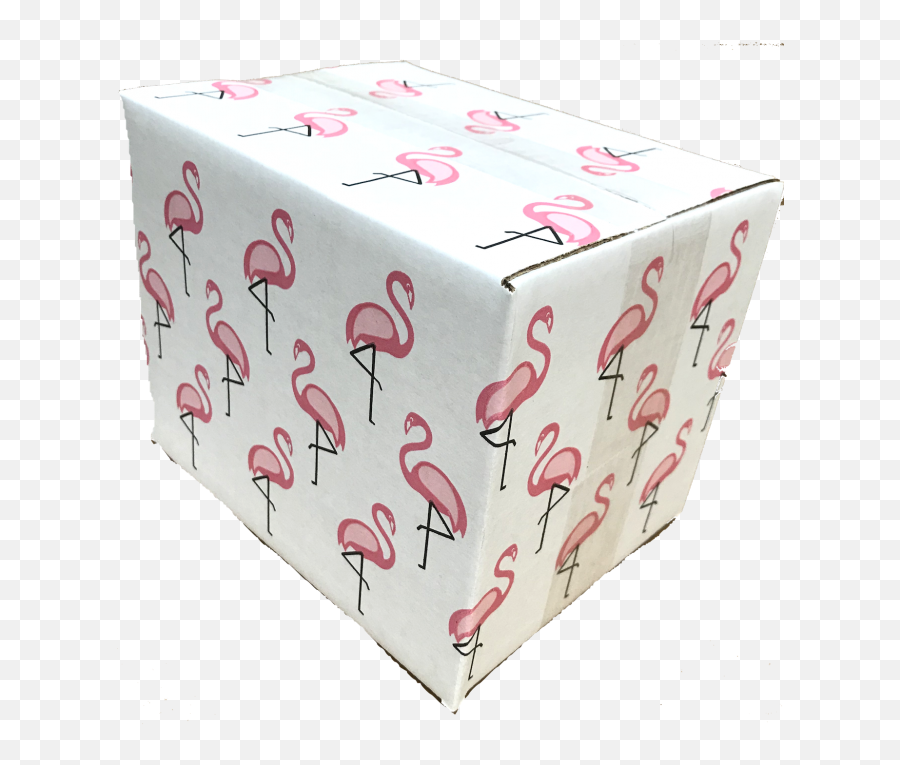 Flamingo Shipping Boxes 8x6x6 Corrugated Boxes Smilemail Emoji,Flamin Emoji