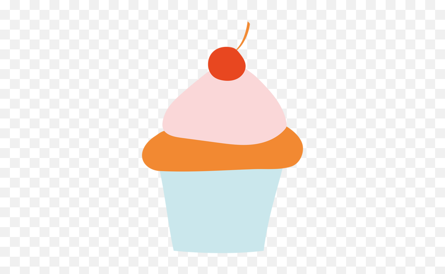 Cupcake With Cherry Flat Transparent Png U0026 Svg Vector Emoji,Cupcake Do Emoji
