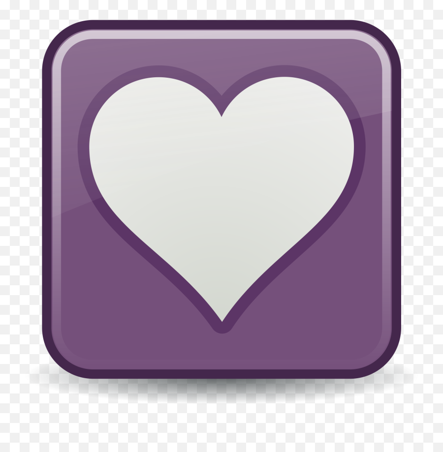 Emblem Heart - Openclipart Emoji,Purple Heart Emoji