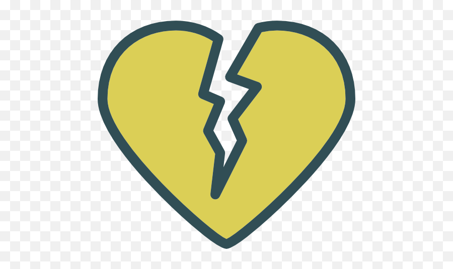 Broken Heart - Free Shapes Icons Emoji,Brokem Heart Emoji