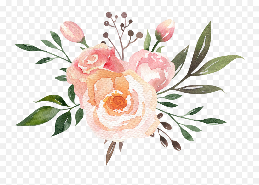 Boquet Bouquet Watercolor Sticker - Watercolour Bouquet Emoji,Boquet Emoji