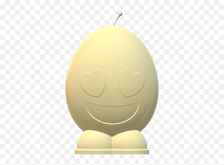 Cm1144 Egg Emojis 4 Models 80mm Plastic Candle Mold,Emoji Candles