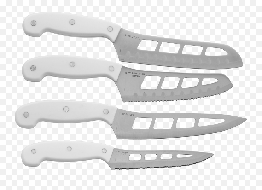 Mad Hungry 4 - Piece Air Blade Knife Set Emoji,Penguinz0 Apple Emoji