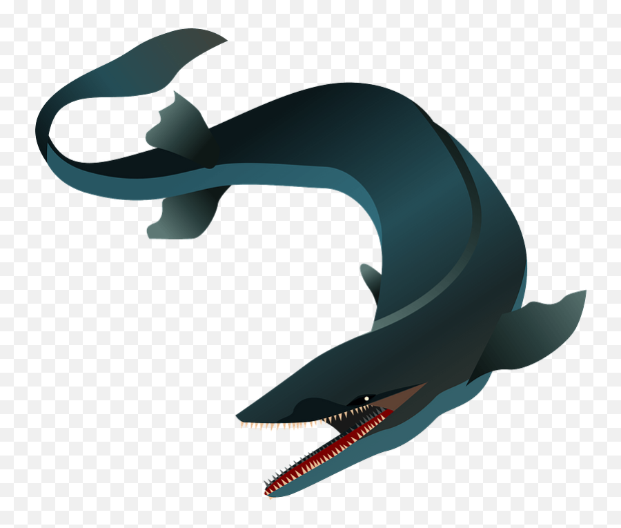 Tylosaurus Dinosaur Clipart - Bottlenose Dolphin Emoji,Pterodactyl Emoji