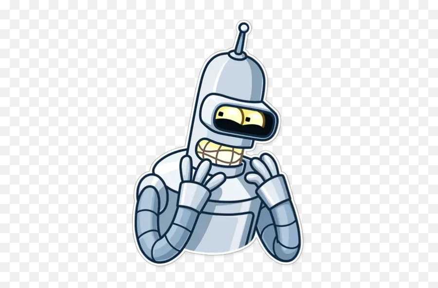 Bender Stickers For Whatsapp - Bender Sticker Emoji,Bender Emoji