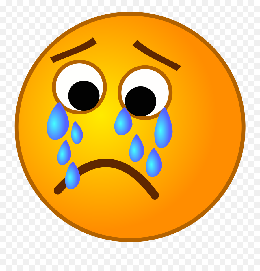 Ugly Emojis - Crying Face Clipart,Boo Emoji