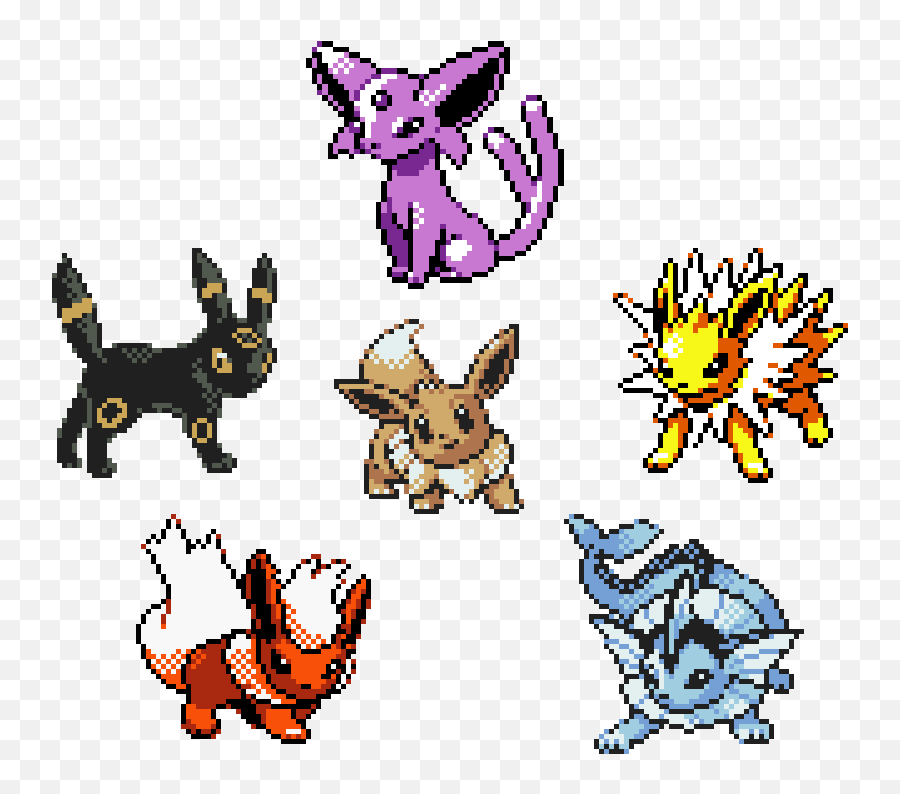 111 Images About Pokemon On We Heart It See More Clip Art - Eevee Evolution Gif Emoji,Emoji Background We Heart It