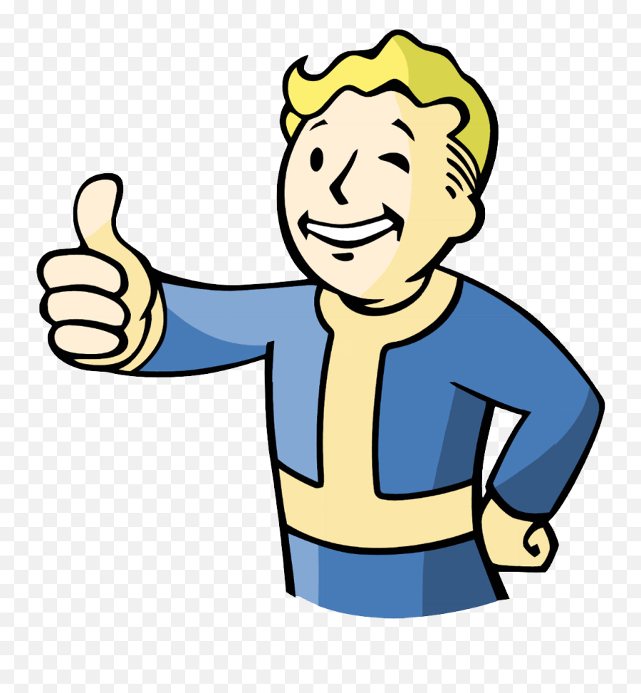 We Live In An Era Where Emojis Are Opinions - Thumbs Up Fallout Guy,Retarded Emojis