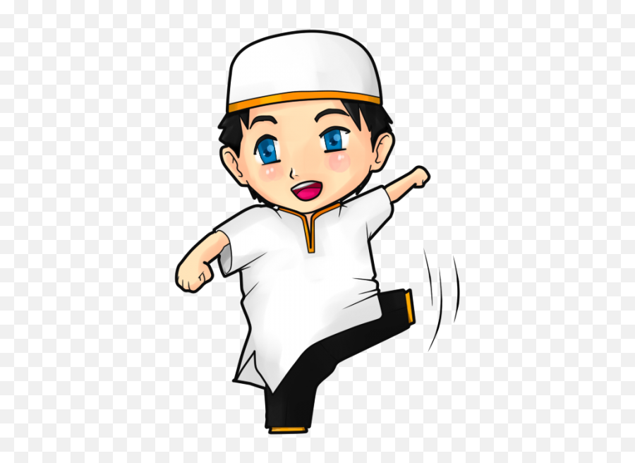 Muslim Png - Gambar Muslim Png Gambar Anime Muslimah Chibi Anime Muslim Boy Emoji,Animasi Emotion