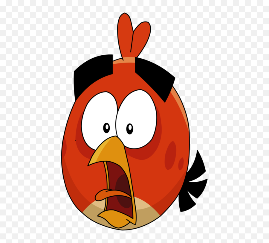Download Hd Angry Birds Red Png Image Stock - Red Angry Red Angry Birds Toons Emoji,Red Angry Face Emoji