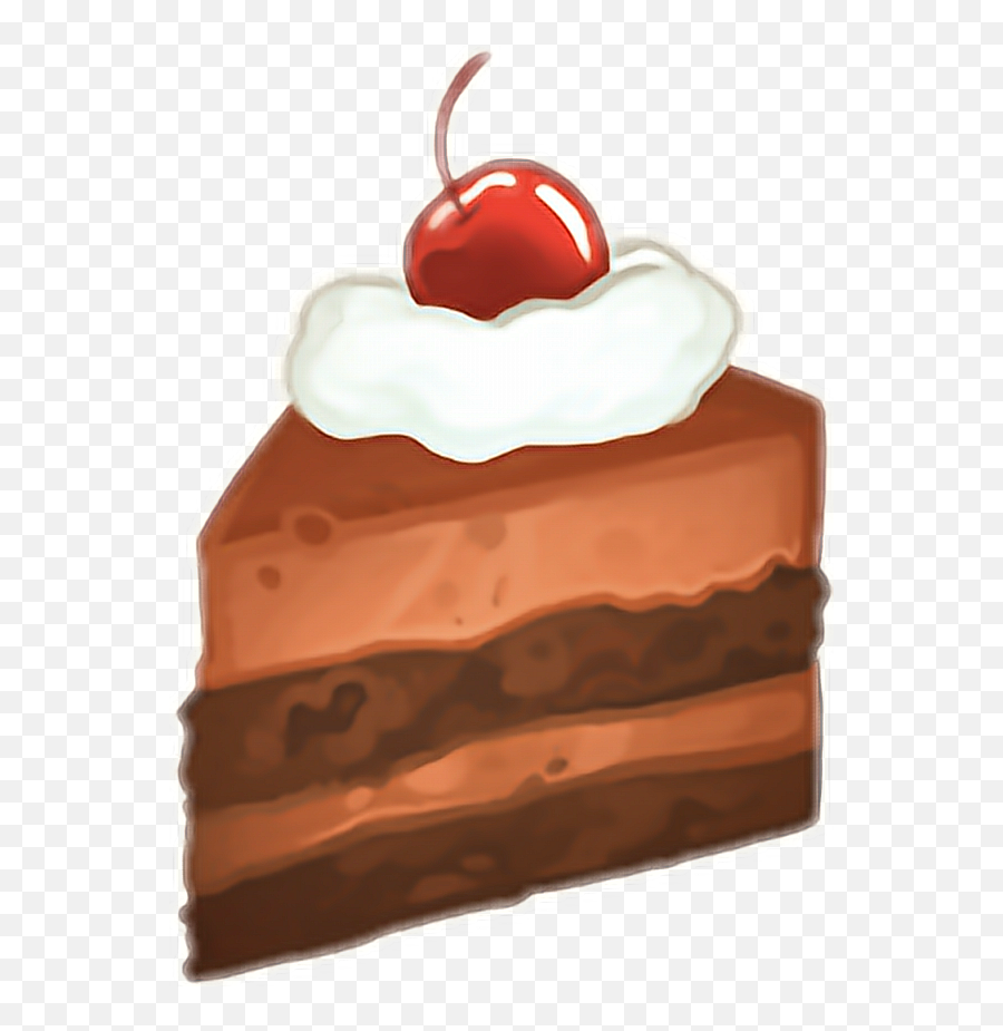 Cherry Cake Chocolate Brownies Sticker Emoji,Emoji Brownies