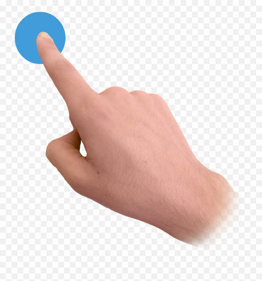 Touch Finger Image - Finger Touch Screen Png Emoji,Index Finger Emoji