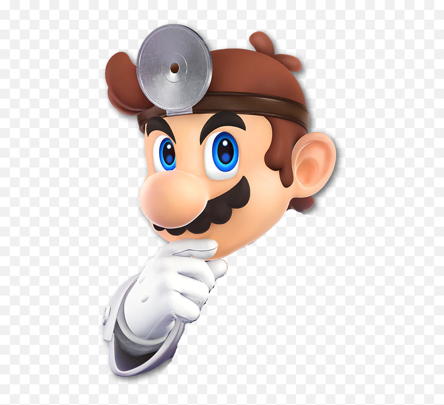 Super Smash Bros Ultimate Dr Mario Render Emoji,Kirby Thinking Emoji