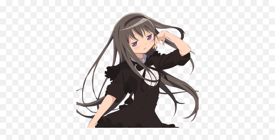 Rebellion Homura Black Dress Emoji,Lewd Skype Emoticons