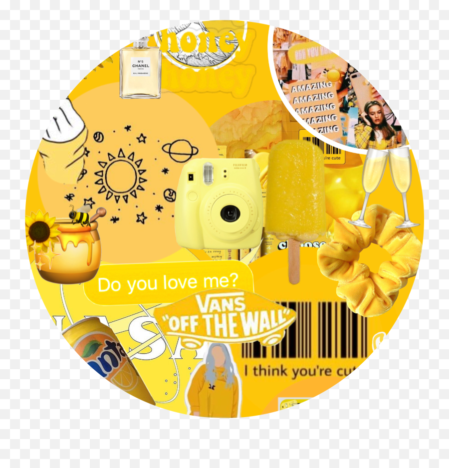 Yellow Yellowaesthetic Sticker By Lara - Vans Emoji,Can You Type Emojis In Premiere