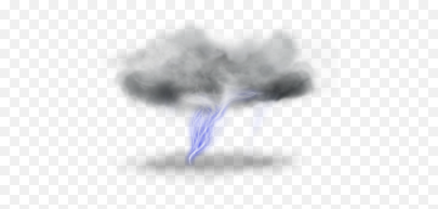Download Lightning Free Png Transparent - Lightning And Clouds Transparent Emoji,Thunder Cloud Rain Emoji