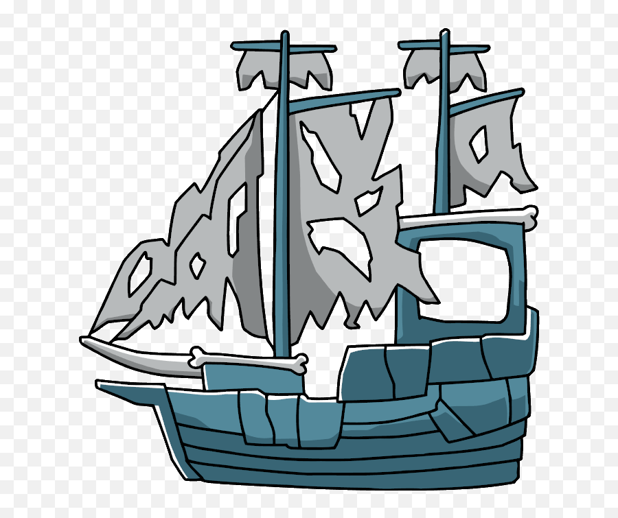Ghost Ship Png - Ghost Pirate Ship Clipart Emoji,Pirate Ship Emojis
