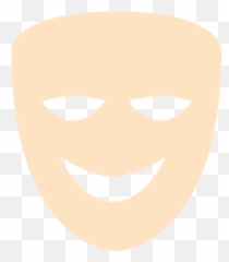 Bisque Comedy Mask Icon - Free Bisque Mask Icons White Comedy Mask Png Emoji,Laughing Emoticon Mask
