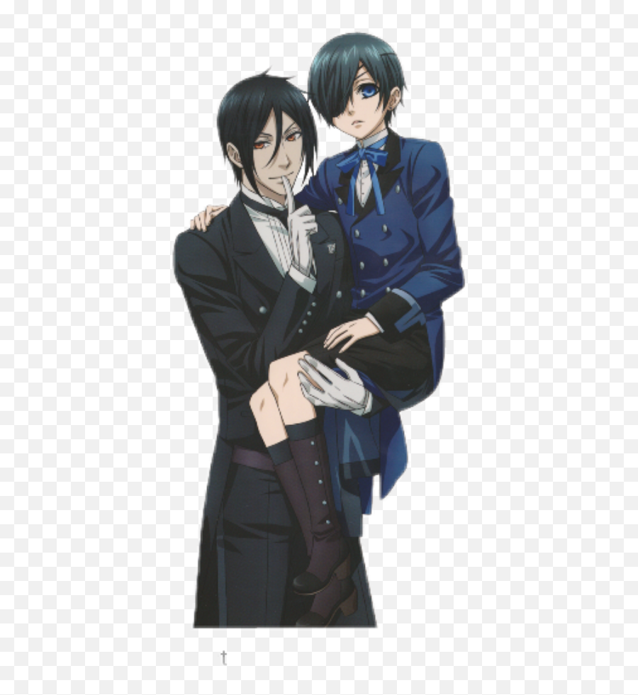 Kuroshitsuji Black Butler Sticker - Kuroshitsuji Sebastian A Ciel Love Emoji,Sebastian Emoticons Black Butler