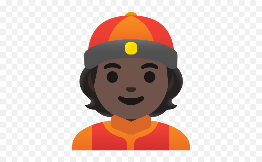 Man With Chinese Cap Dark Skin Tone Emoji - Download For Happy,Indroducing Skin Tone Emojis