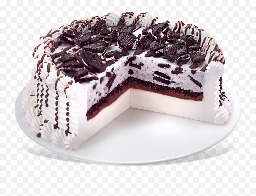 Oreo Blizzard Cake Helado Con Oreo Crumbles Fudge - Dq Oreo Cake Emoji,Emotion Petits Fours