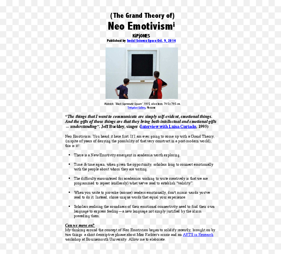 Pdf Neo Emotivism Kip Jones - Academiaedu Output Device Emoji,Phrase About Opening Up With Your Emotions