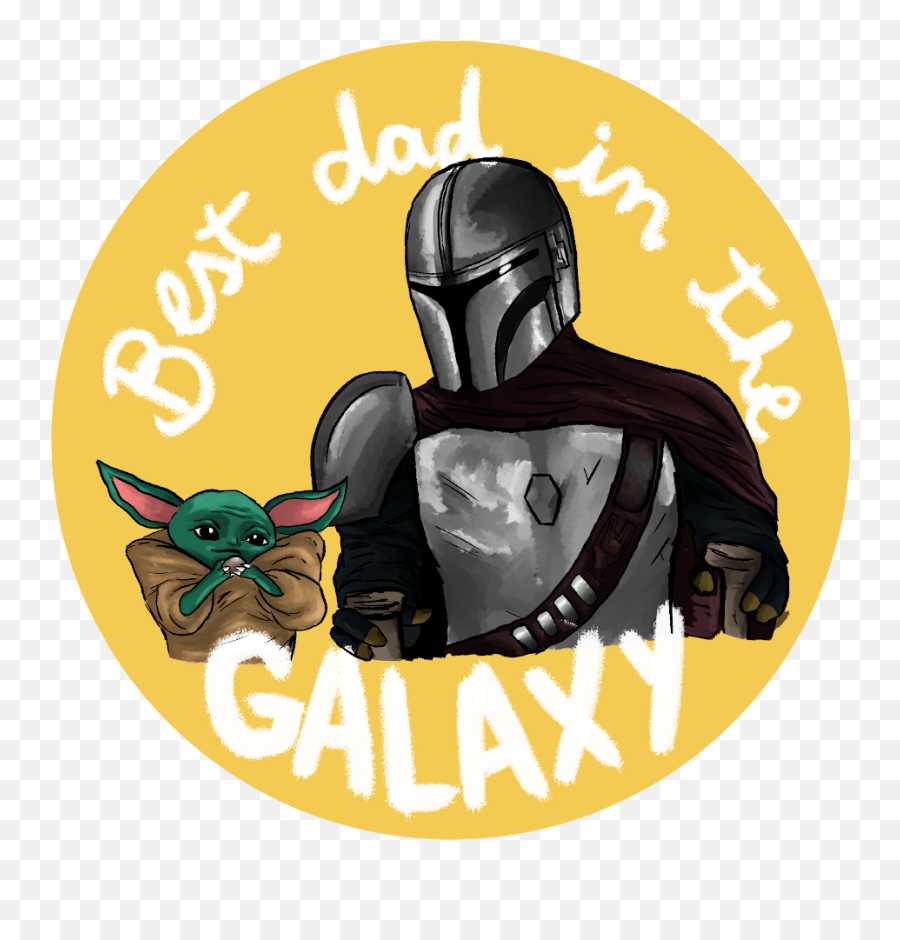 Pin - Mandalorian Best Dad Emoji,Obi Wan Quotes Om Emotion