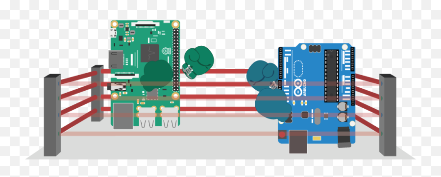 Raspberry Pi Vs Arduino - Arduino Vs Raspberry Pi Illistrations Emoji,Raspberry Pi Raspbian Displays Rectangles Instead Of Emojis