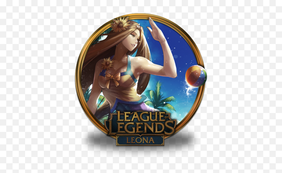 Leona Pool Party Unoff Icon - League Of Legends Icone Vel Coz Emoji,Emoji Pool Party
