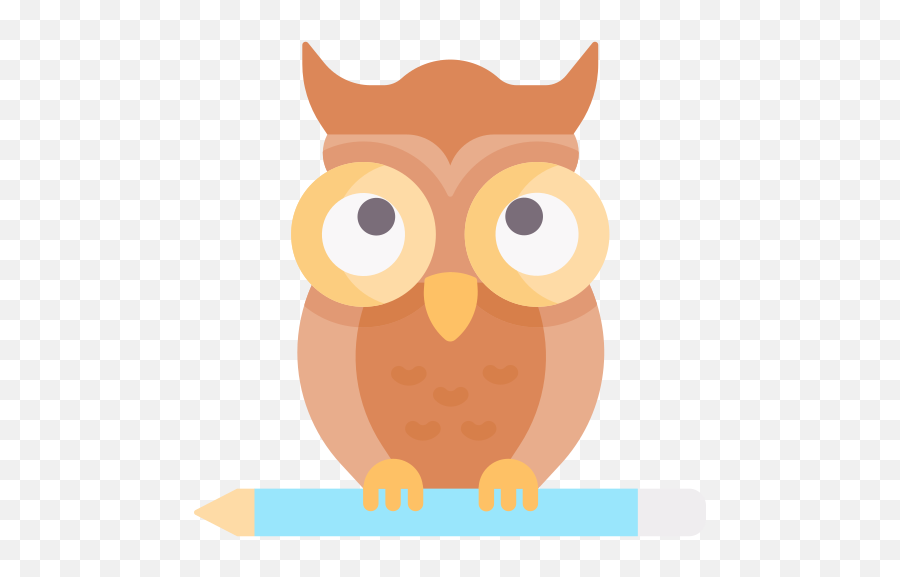 Wisdom - Soft Emoji,Owl Emotion Vectors