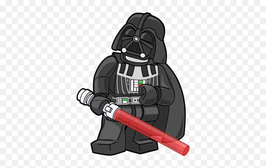 Starwars Lego Clip Art Cartoon Png - Darth Vader Lego Animated Emoji,Star Wars Funny Emojis