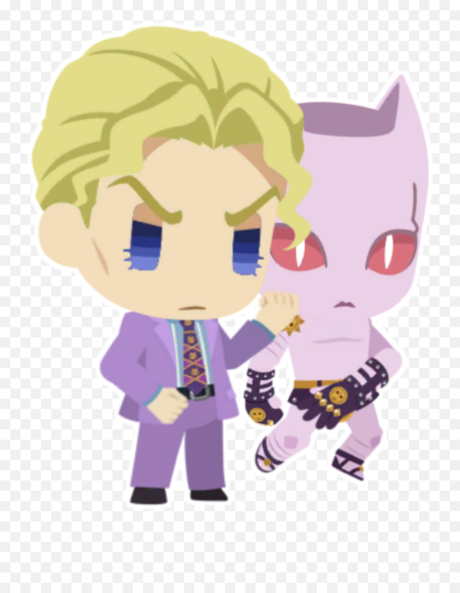 Dio Threatens A Child Pitterpatterpop - Kira Pitter Patter Pop Transparent Emoji,Kira Yoshikage Emojis