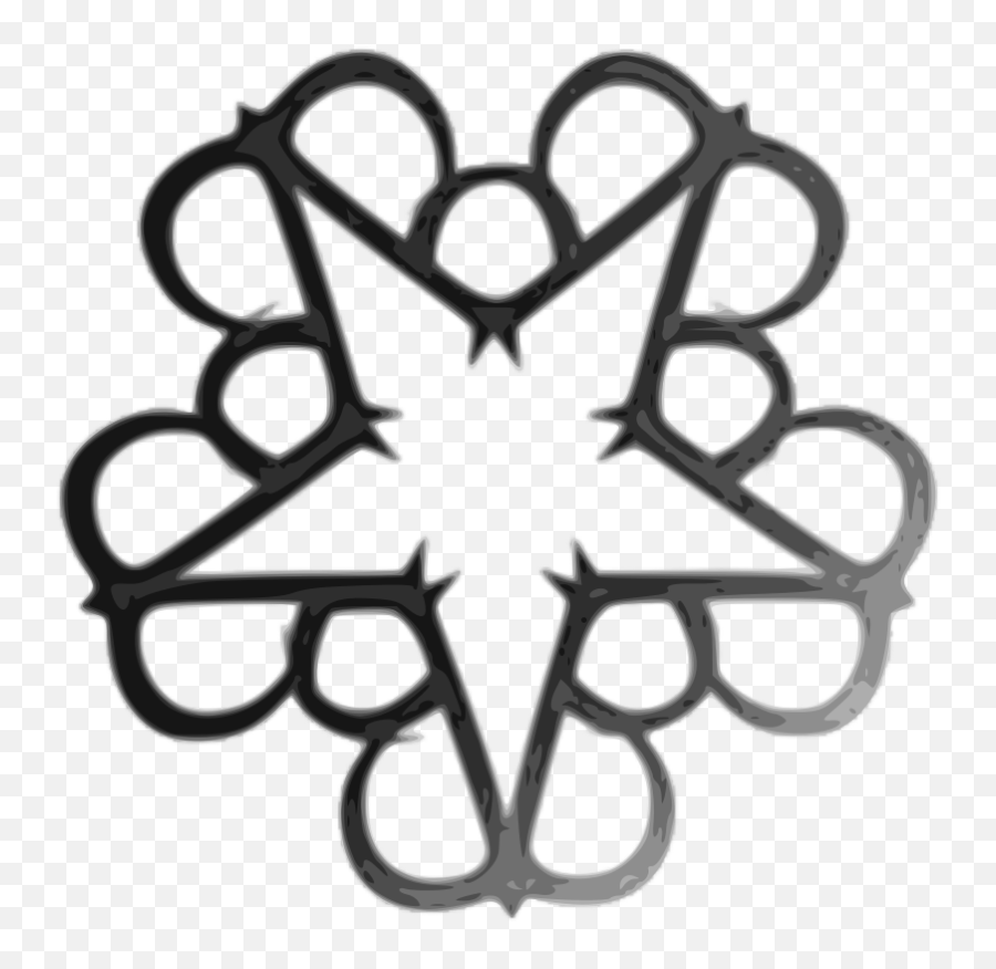 Black Veil Brides Star Logo - Logotipo De Black Veil Brides Emoji,Star Spangaled Banner Emoticon